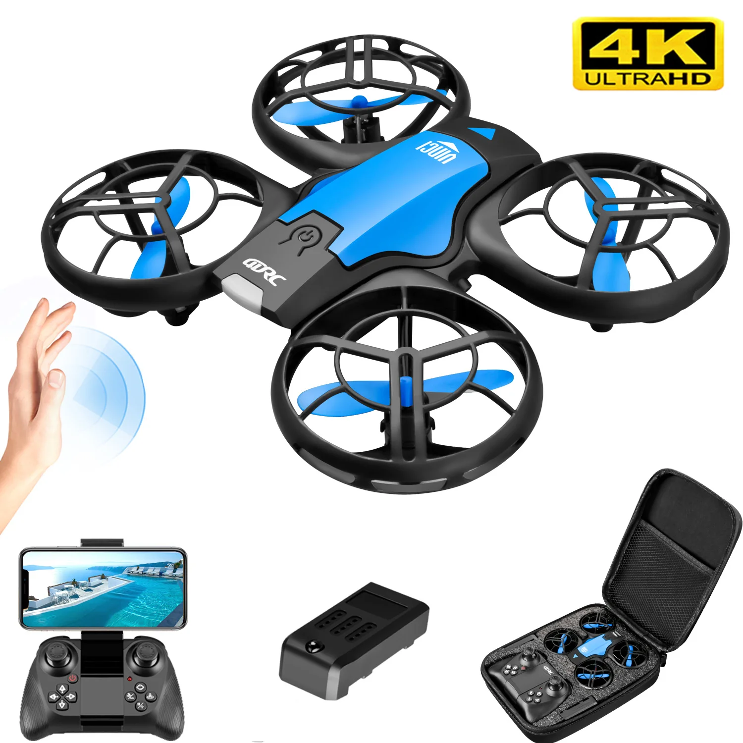 Rc Helicopter Electric - Nuovo Mini Drone V8 con Telecamera