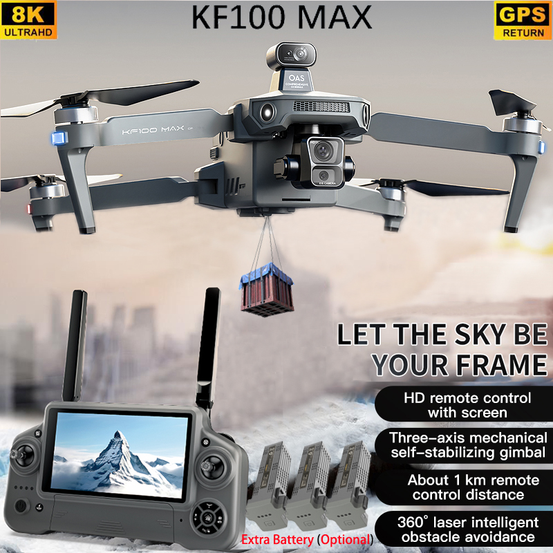 KF100 MAX GPS Drone 4K Fotocam - Rc Helicopter Charger recensione e prezzo
