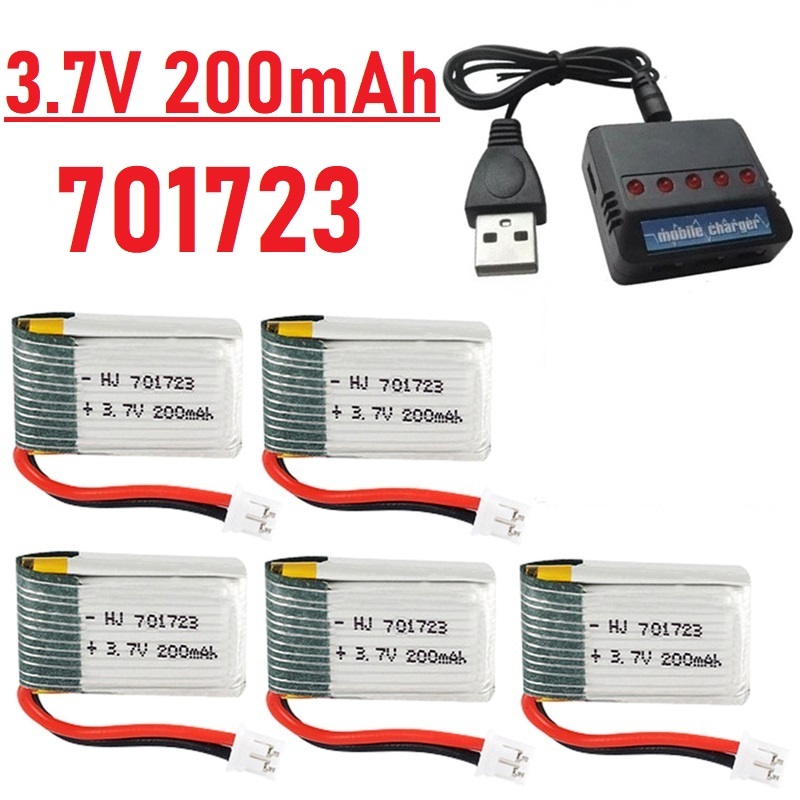 Batteria Lipo 3.7V 200mAh con  - Rc Helicopter Charger recensione e prezzo